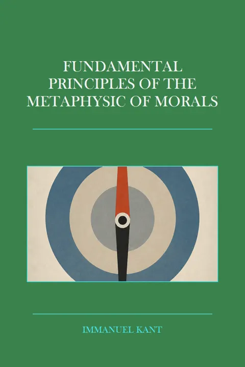Cover of Fundamental Principles of the Metaphysic of Morals